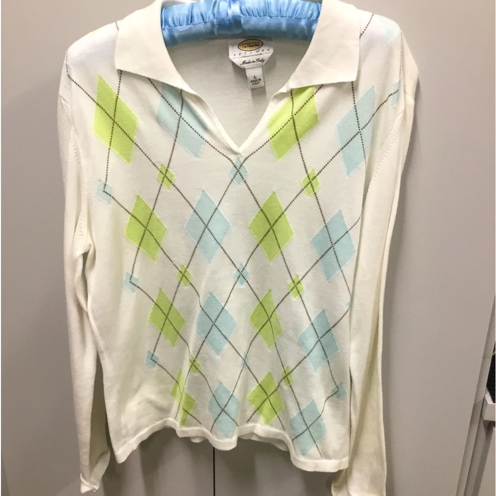 Talbots long sleeve v neck sweater